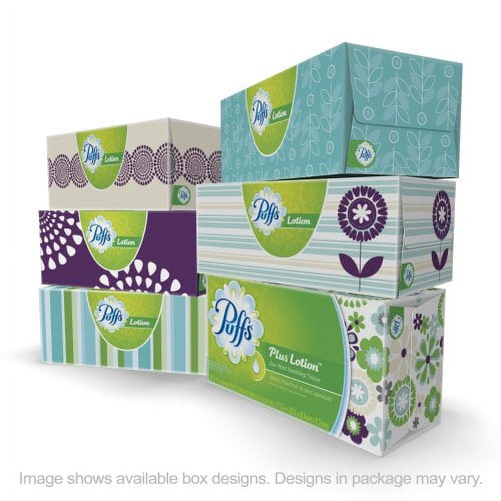 Puffs Plus Lotion Facial Tissues (Pack of 6)