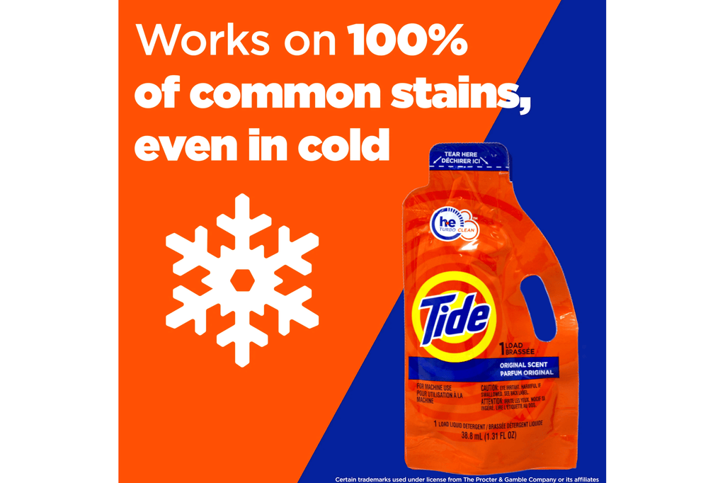 Tide Ultra Concentrated Laundry Detergent and Washing Soap - Travel Size, 1.31 fl oz - 2-Pack