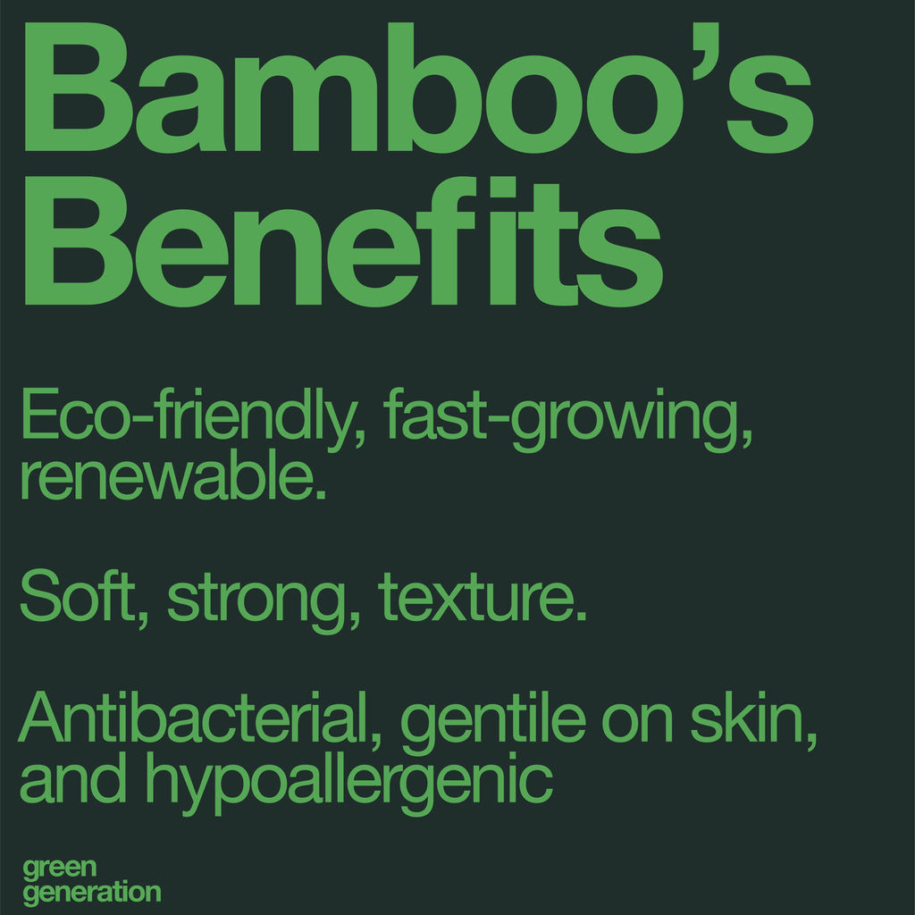 Green Generation Bamboo Facial Tissues - 3-Ply, 840 Count, 12 Boxes