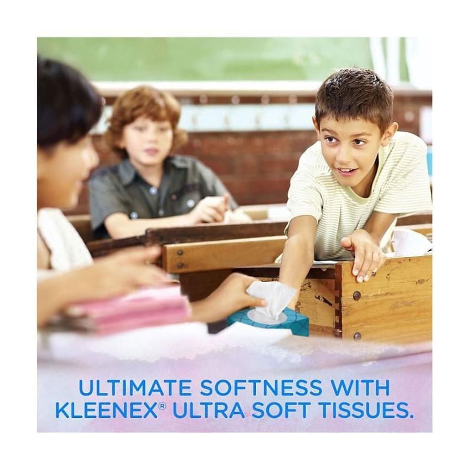 Kleenex Ultra Soft Facial Tissues - Cube Boxes, 12 Pack, 65 Tissues