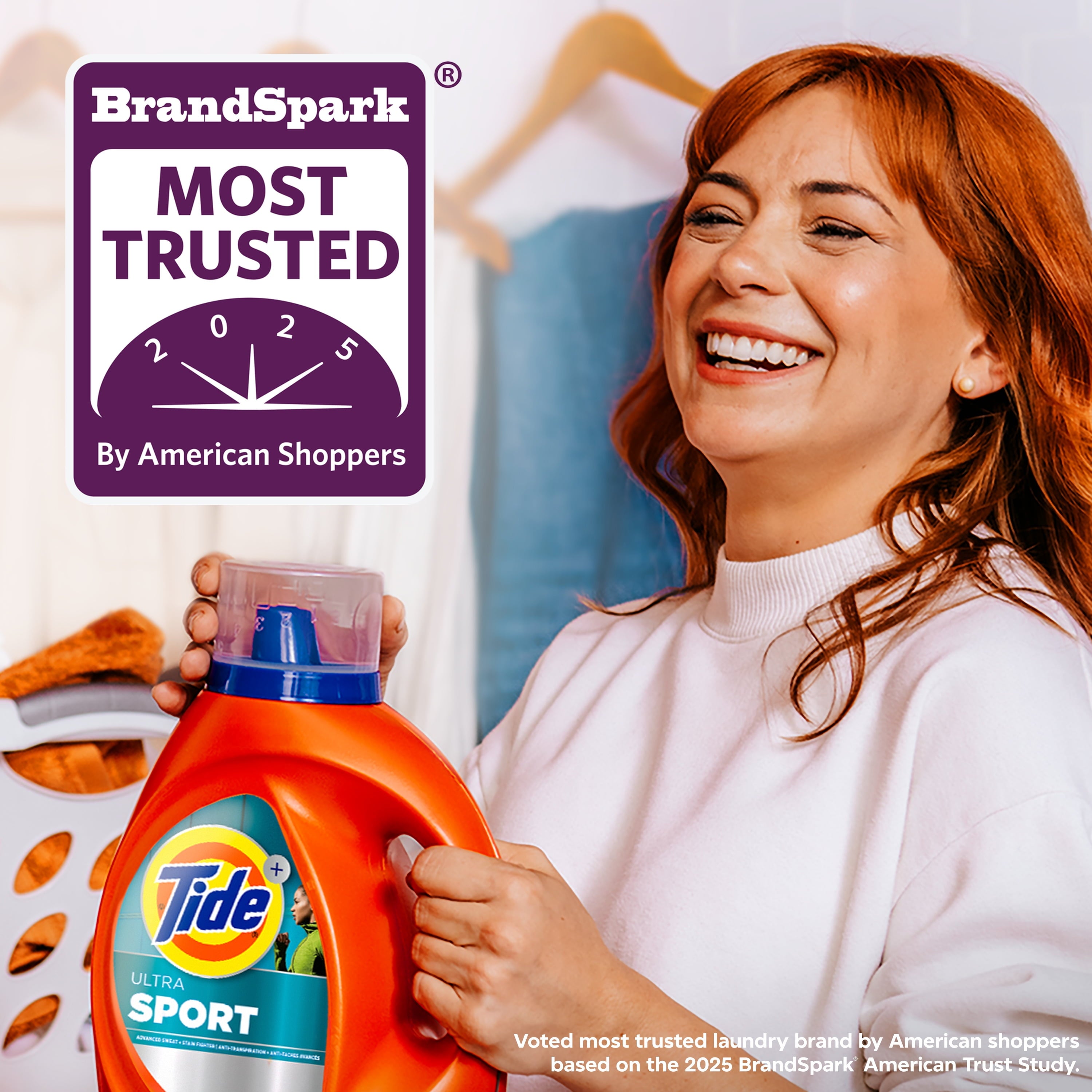 Tide Ultra Sport Liquid Laundry Detergent - Advanced Sweat + Stain Fighter, 105 fl oz, 74 Loads