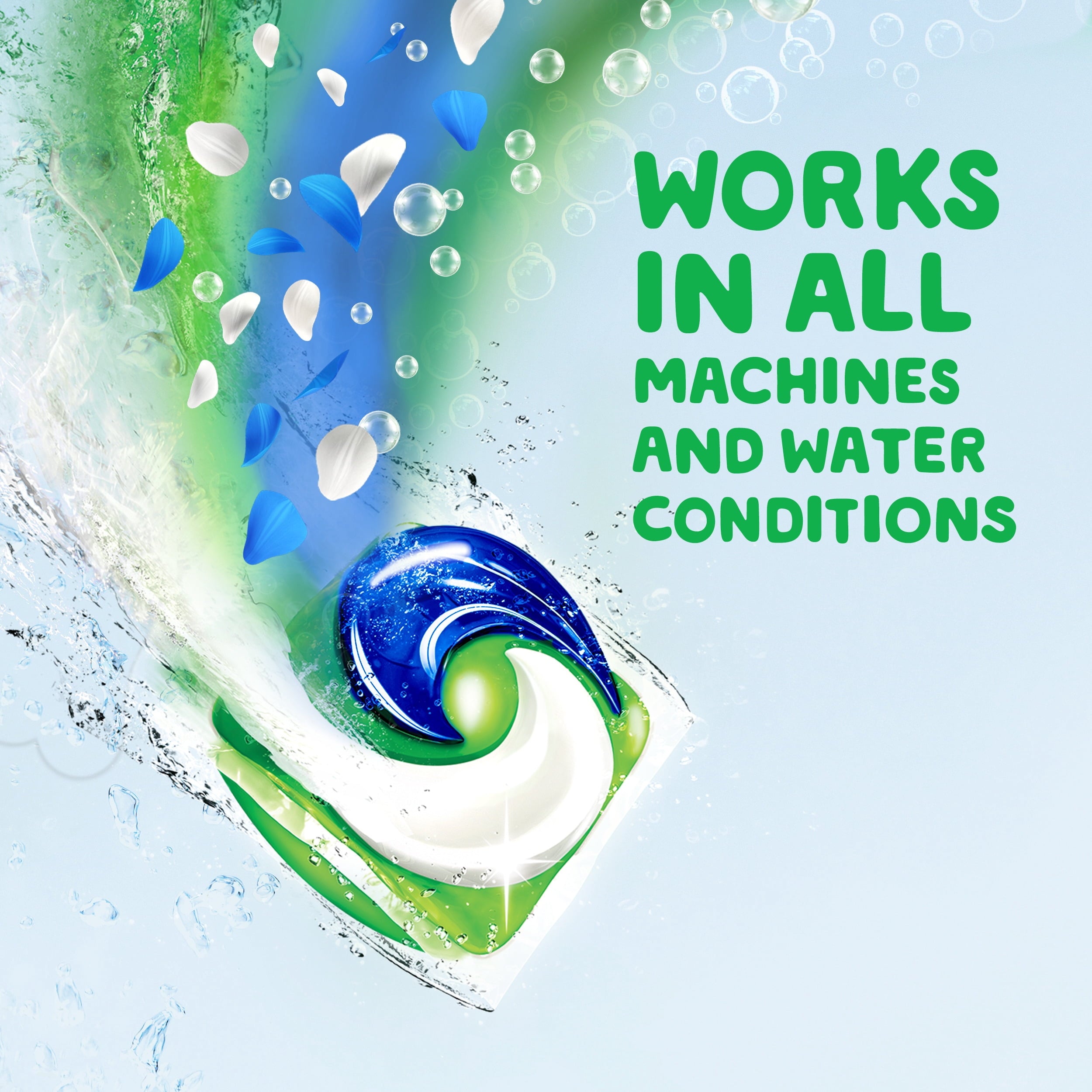 Gain Flings Ultra Oxi Laundry Detergent Pacs - Waterfall Delight Scent, 112 Count
