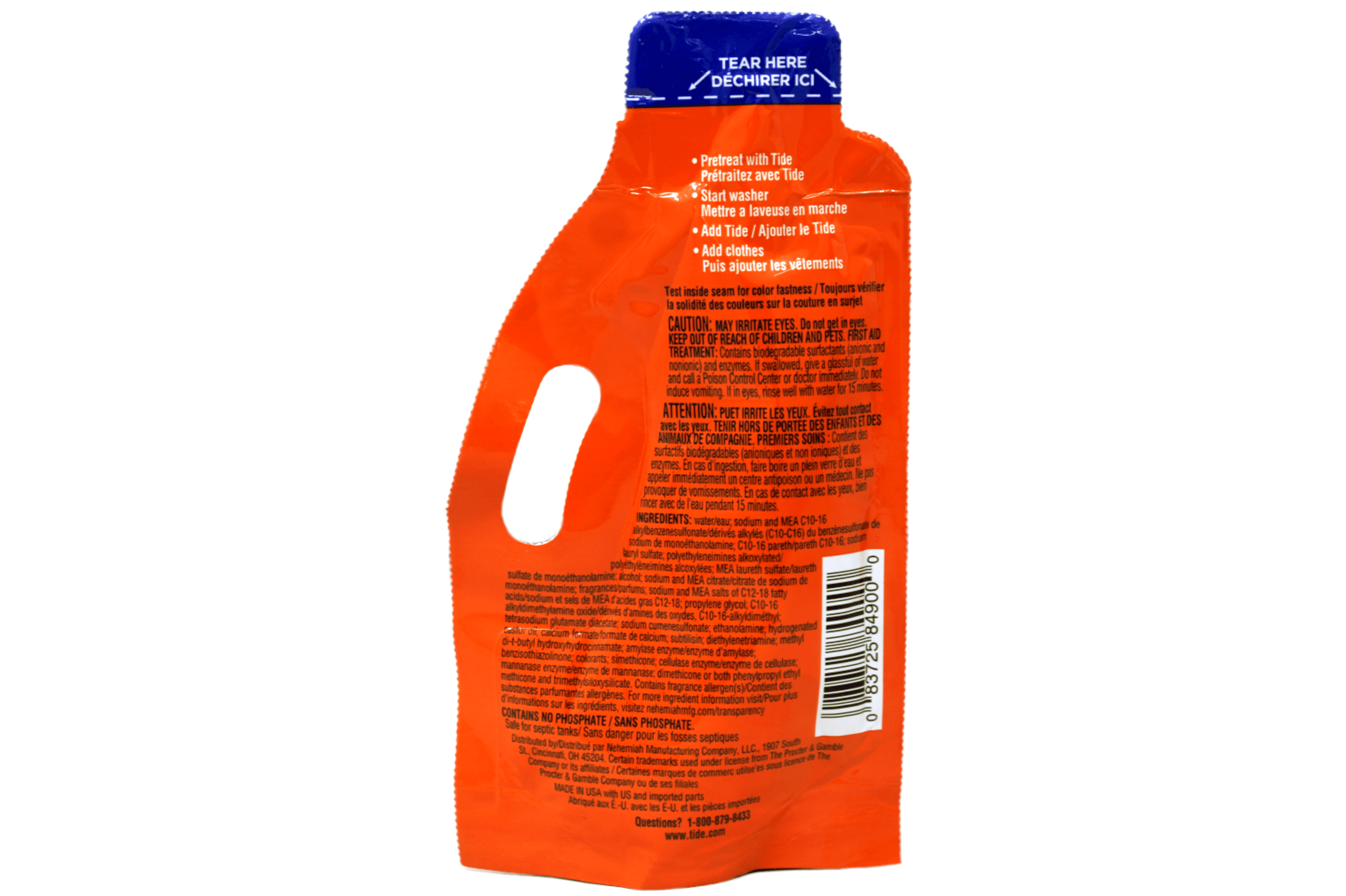 Tide Ultra Concentrated Laundry Detergent and Washing Soap - Travel Size, 1.31 fl oz - 2-Pack
