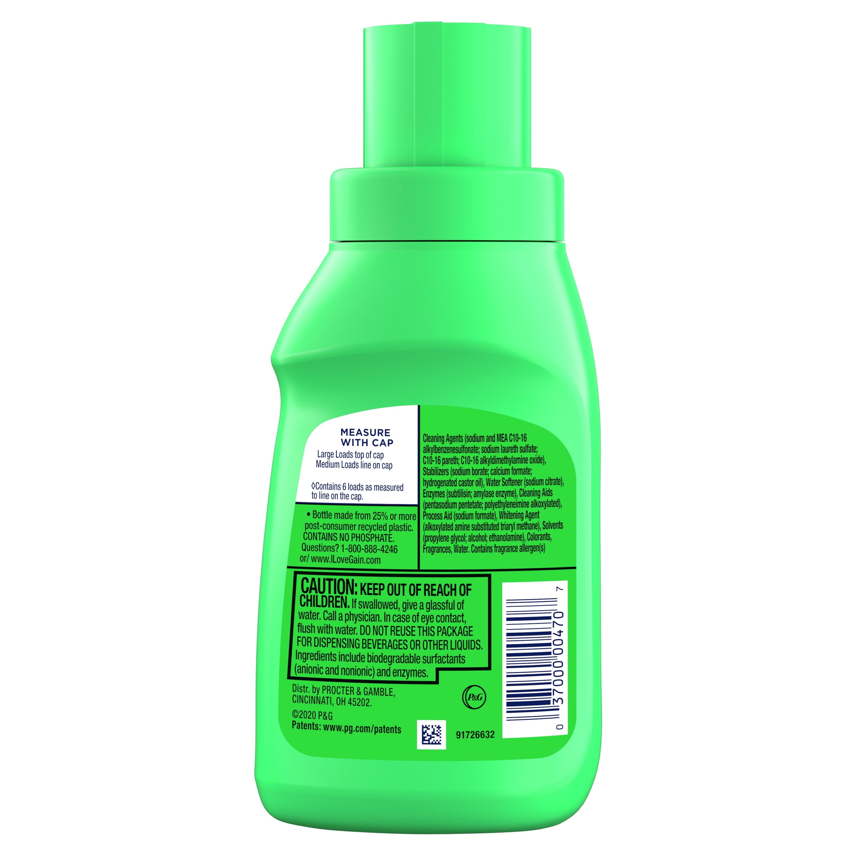 Gain + Aroma Boost Liquid Laundry Detergent - Original Scent, 6 Loads, 10 fl Oz, HE Compatible