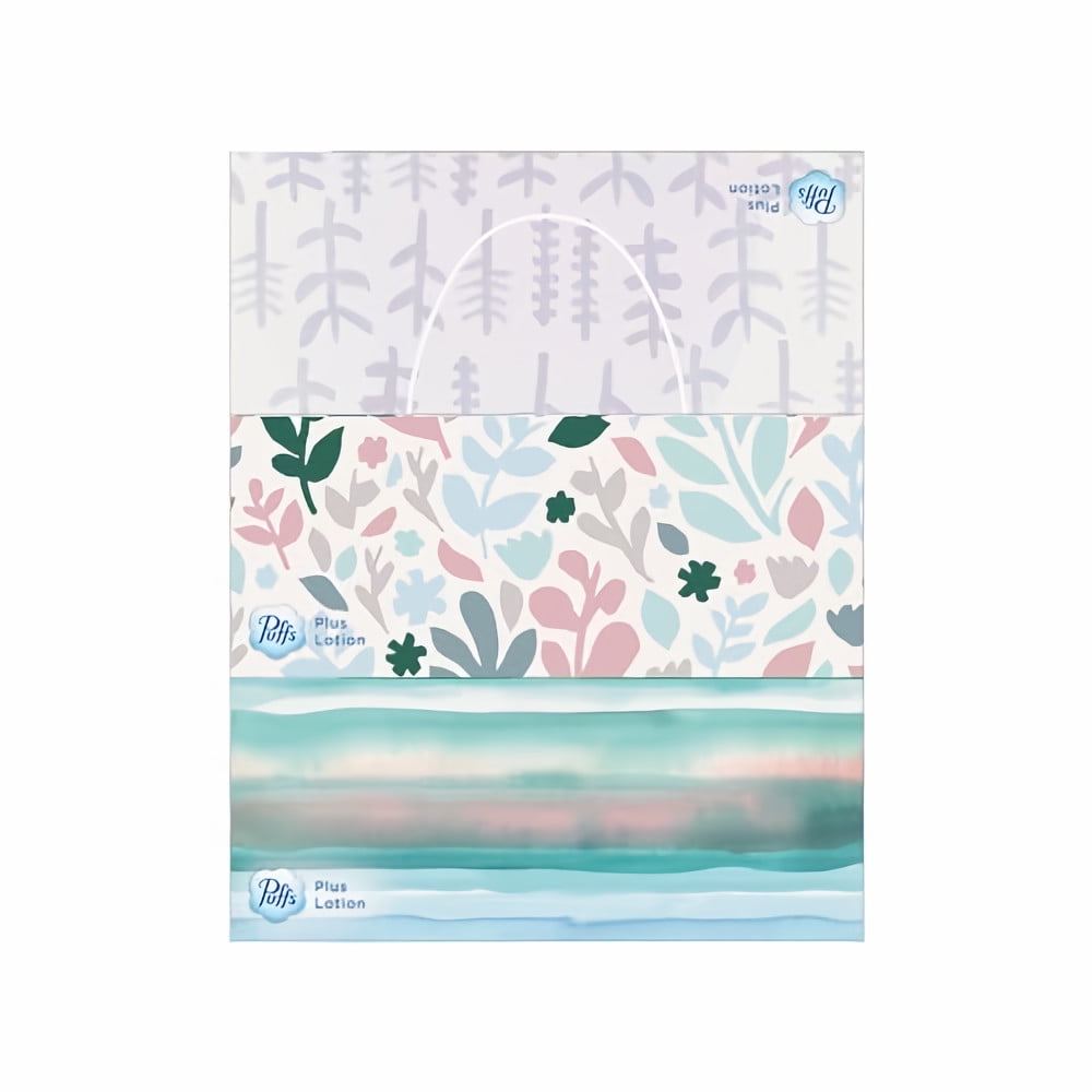 Puffs Plus Lotion Facial Tissues (Pack of 2)