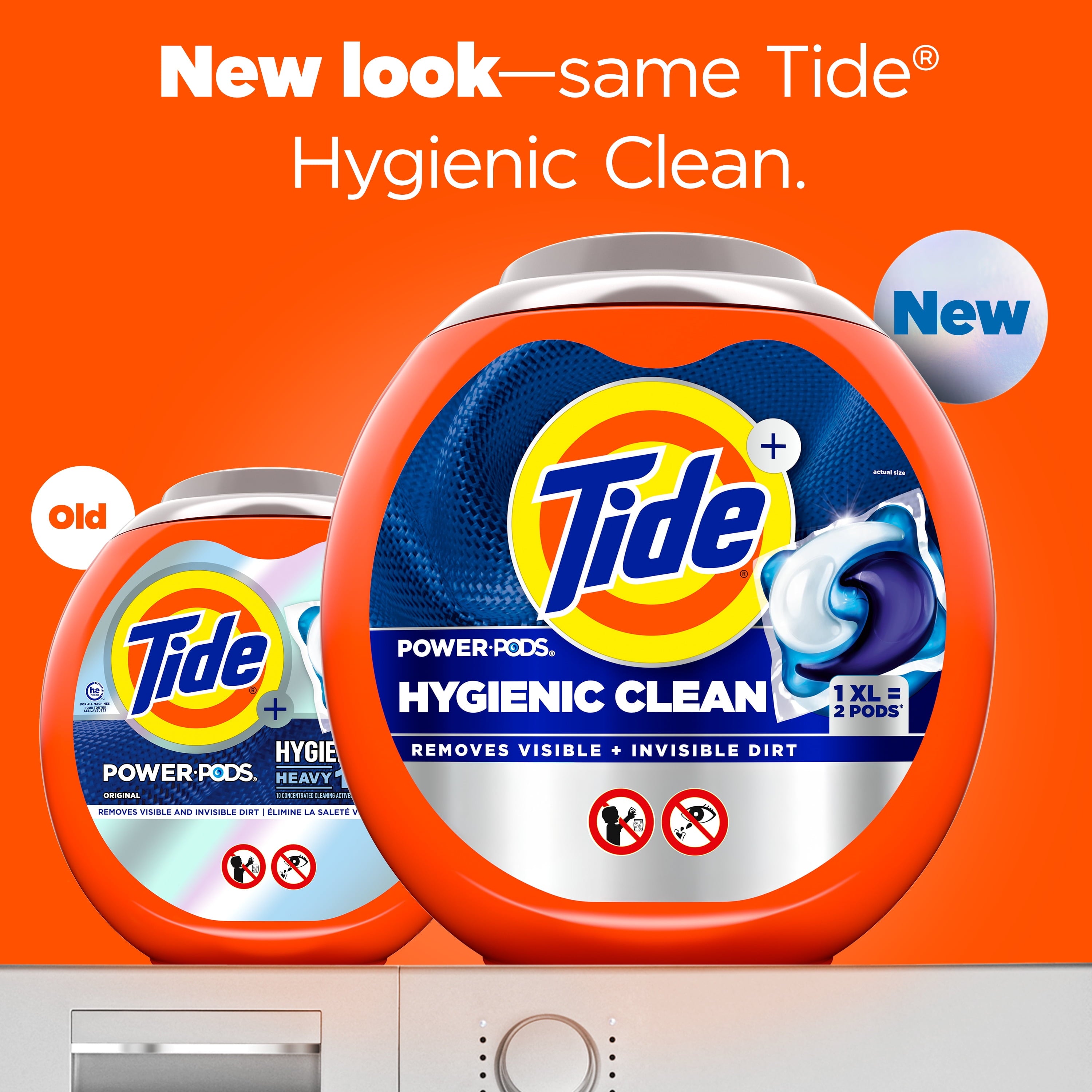 Tide Hygienic Clean Power PODS® Laundry Detergent Pacs - Heavy 10x Duty, Original Scent, 25 Count