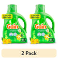 Gain Laundry Detergent Liquid - Now with Odor Defense, Original Scent, 81 fl oz, 61 Loads - 2-Pack