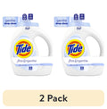 Tide Free & Gentle Laundry Detergent Liquid for Sensitive Skin - Hypoallergenic, Unscented, 34 fl oz, 25 Loads - 2-Pack