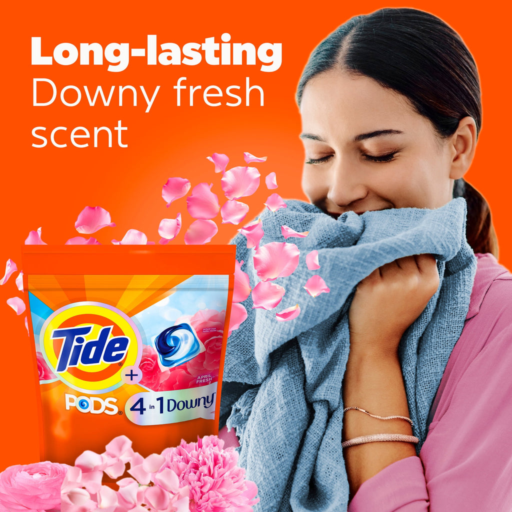 Tide PODS Laundry Detergent Pacs with a Touch of Downy Freshness - 3X Cleaning Power, 11 Count