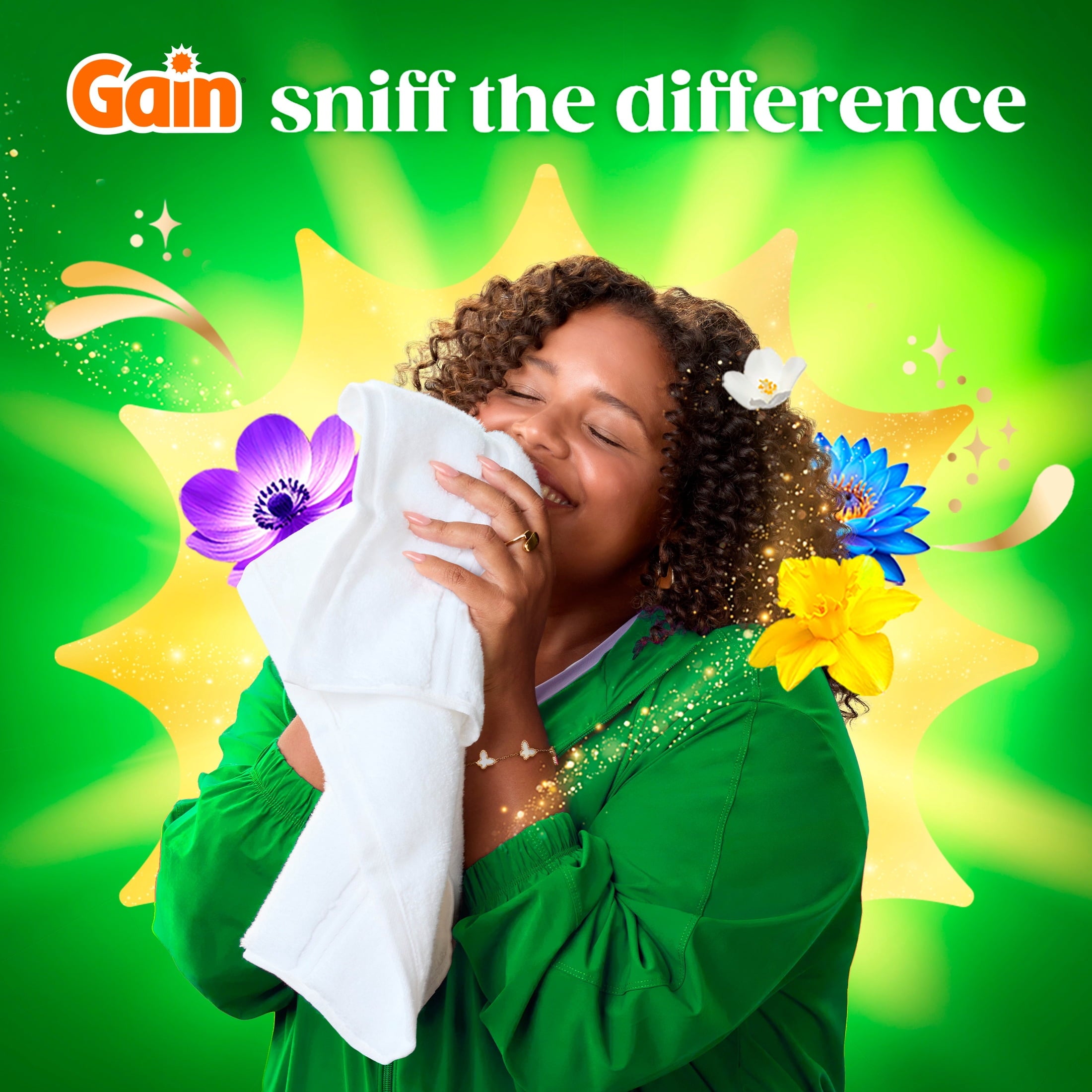 Gain Plus Flings Laundry Detergent Liquid Washing Pacs - Gain's Best All-In-One Clean, Moonlight Breeze Scent, 45 Count
