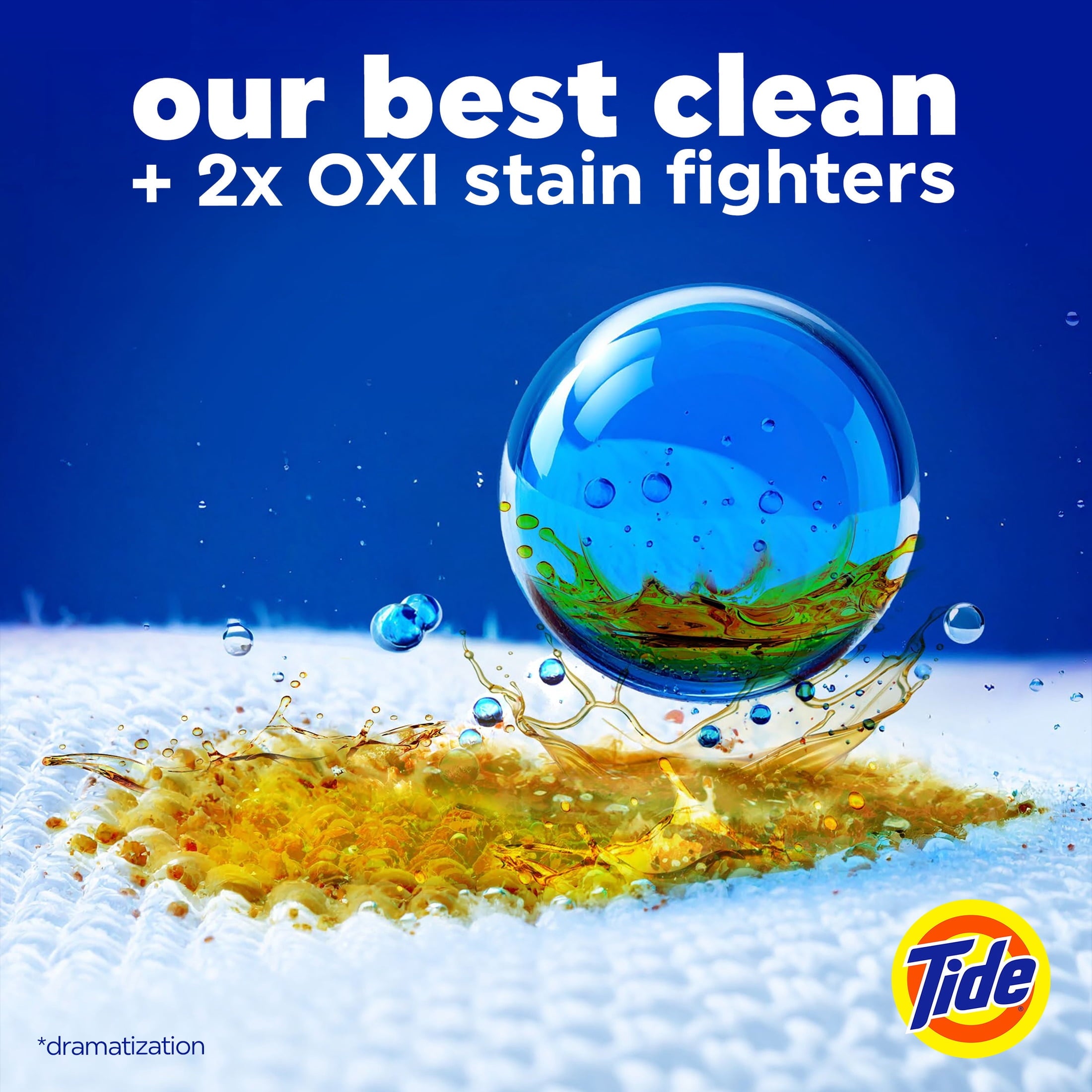 Tide Oxi Boost Power PODS Laundry Detergent Pacs - 57 Count, Set-In Stain Removal + Oxi Power, laundry soap detergent pacs