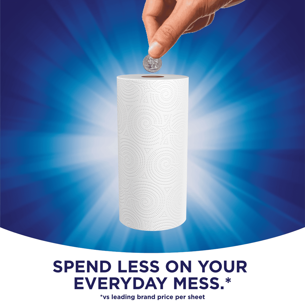 Sparkle Pick-a-Size Paper Towels - White, 3 Triple Rolls