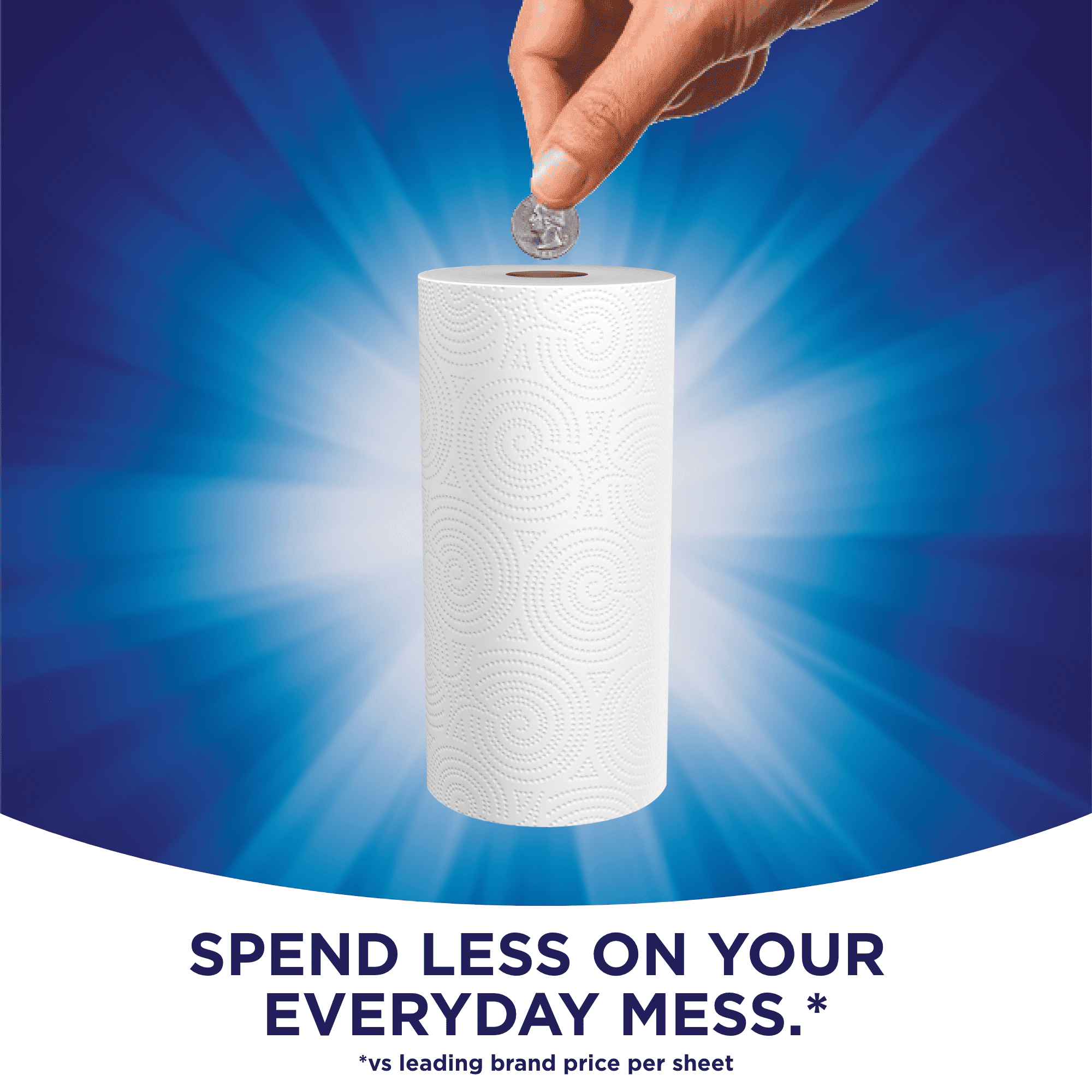 Sparkle Pick-a-Size Paper Towels - White, 3 Triple Rolls