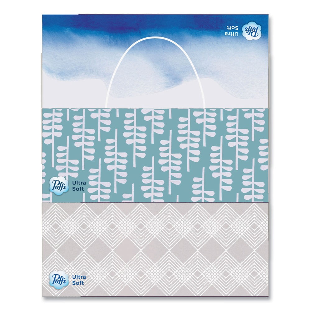 Puffs 80337307 2-Ply Ultra Soft Facial Tissue - White (4 Packs/Carton)