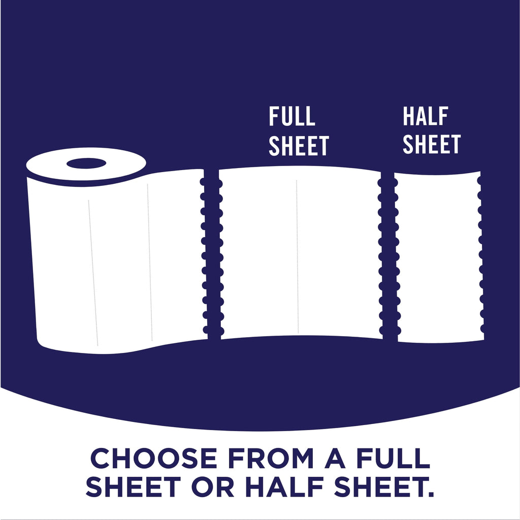 Sparkle Pick-a-Size Paper Towels - White, 3 Triple Rolls