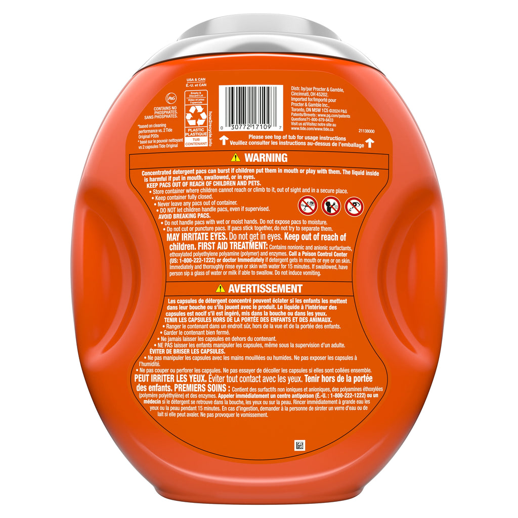 Tide Hygienic Clean Power PODS Laundry Detergent Pacs - Original Scent, 57 Count