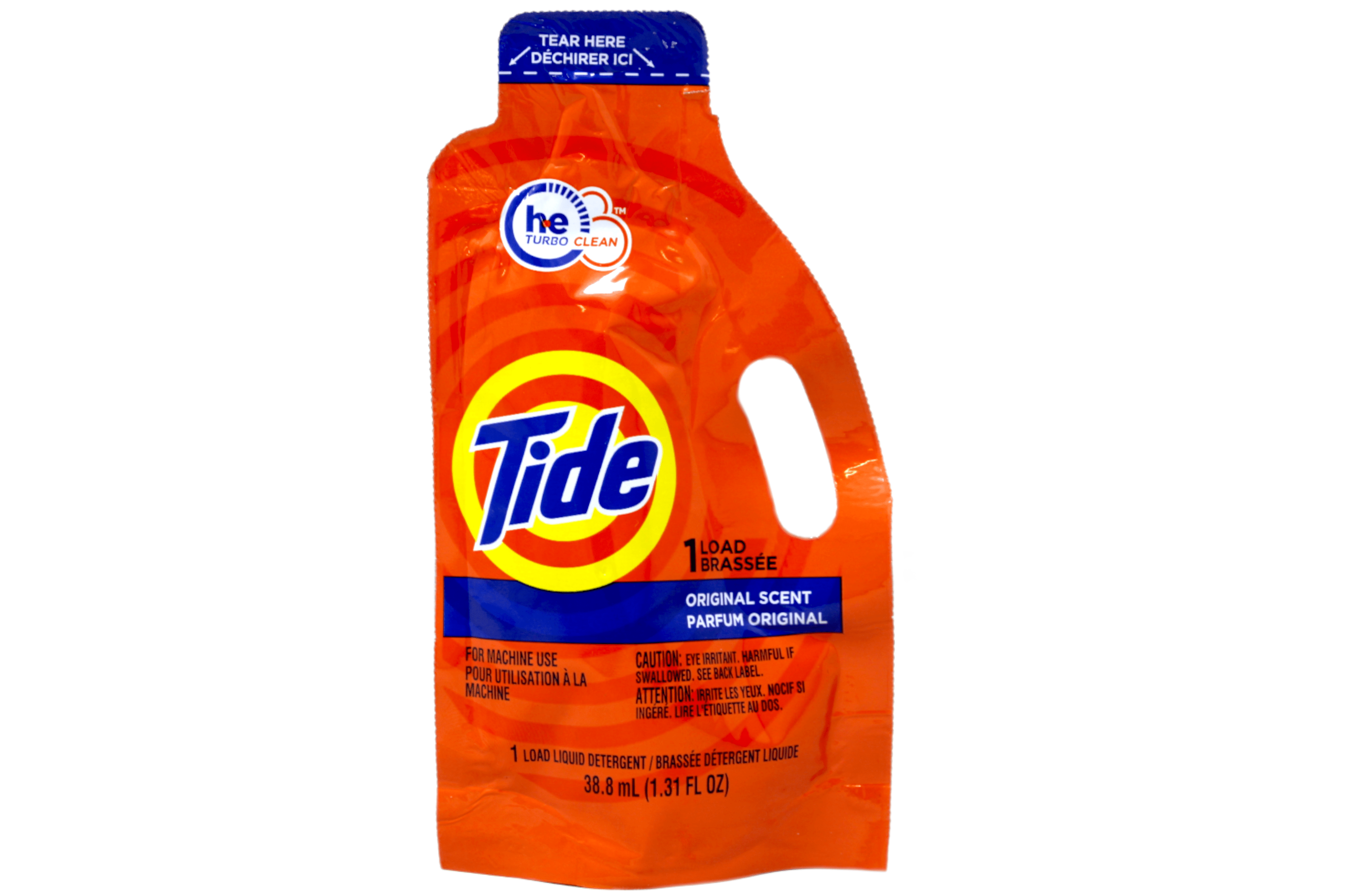 Tide Ultra Concentrated Laundry Detergent and Washing Soap - Travel Size, 1.31 fl oz - 2-Pack