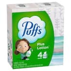 Plus Lotion 2-Ply Facial Tissue Cube Box (56-Sheets Per Box - 4 CNT)