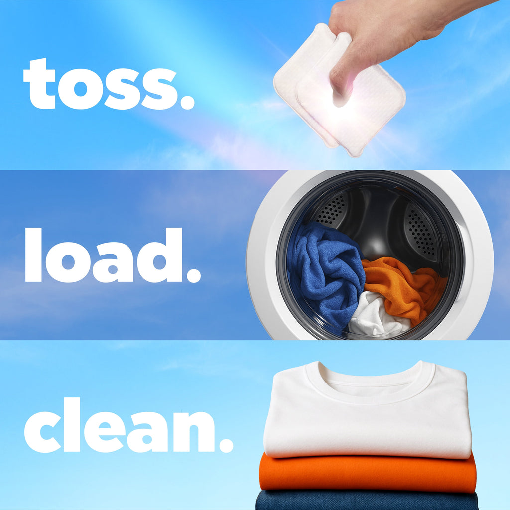 Tide Evo Laundry Detergent Tiles - 100% Concentrated, 6X Cleaning Power, Spring Blast Scent, 42 Count