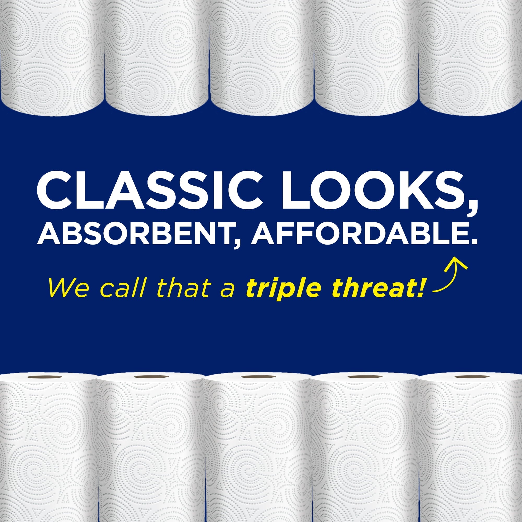 Sparkle Pick-A-Size Paper Towels - White, 2 Double Rolls = 4 Regular Rolls, 126 2-Ply Sheets Per Roll