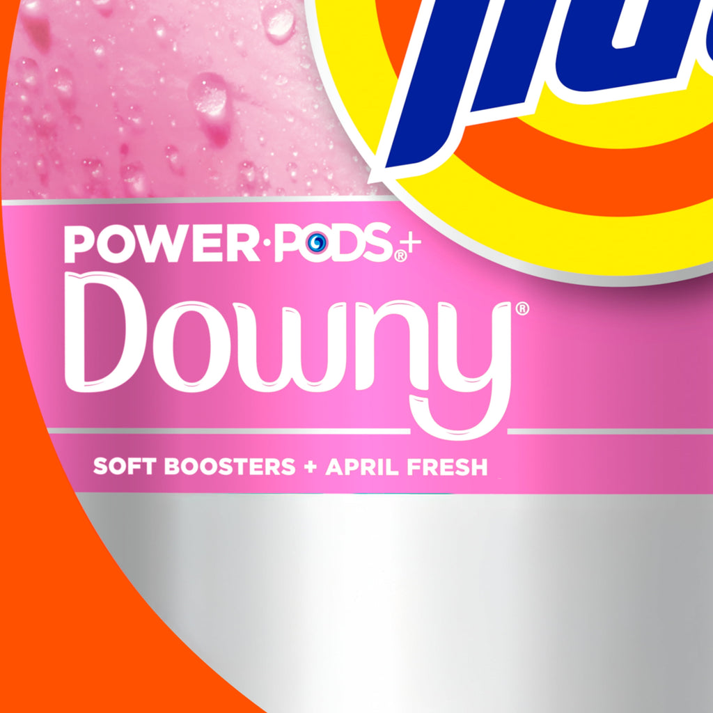 Tide Power PODS with Downy Soft Boosters Laundry Detergent Pacs - April Fresh Scent, 25 Count