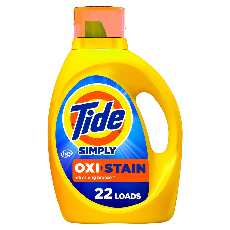 Tide Simply Oxi Boost + Ultra Stain Release - Refreshing Breeze, 22 Loads, 31 fl oz - 6-Pack