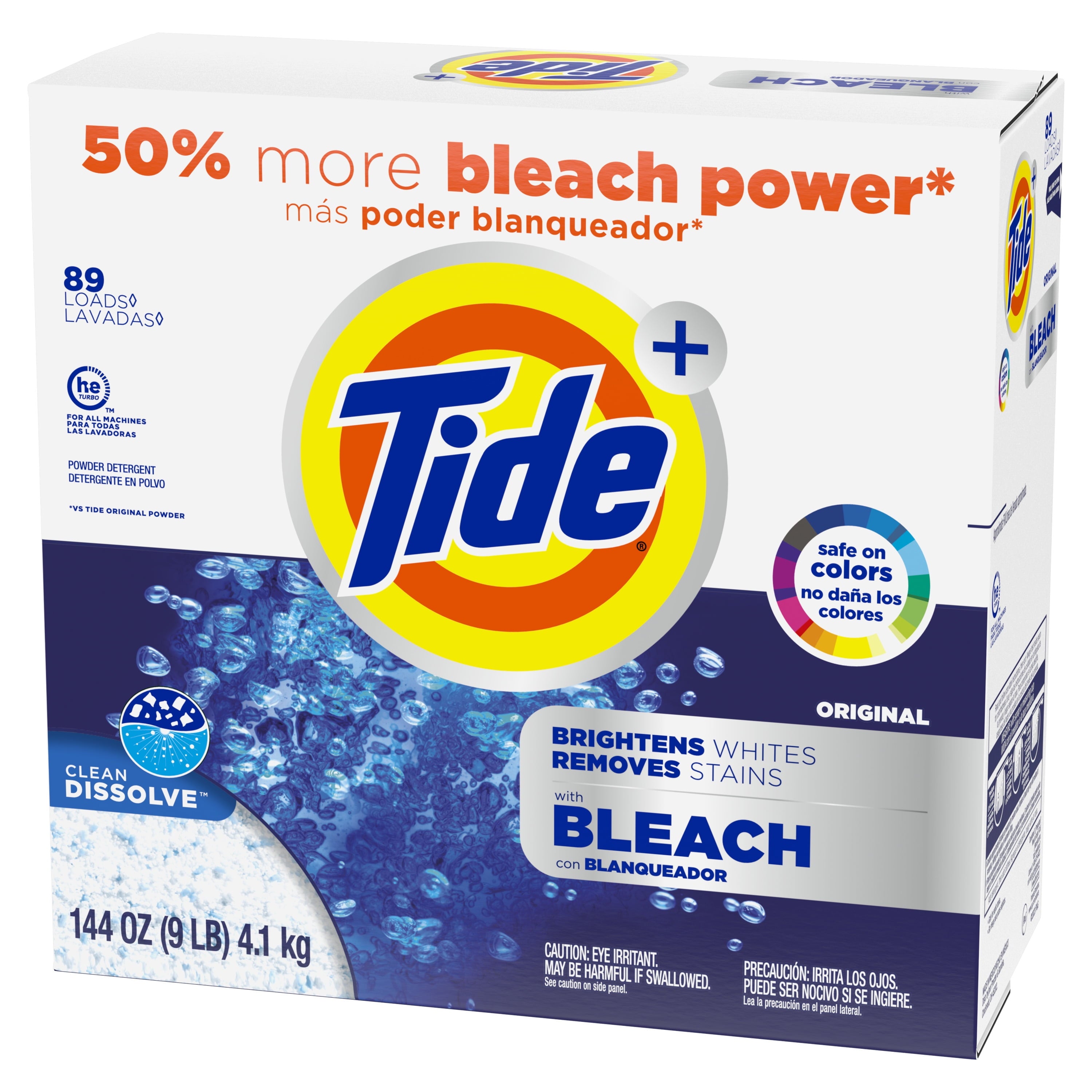 Tide Plus Powder Laundry Detergent 89 Loads 144 oz