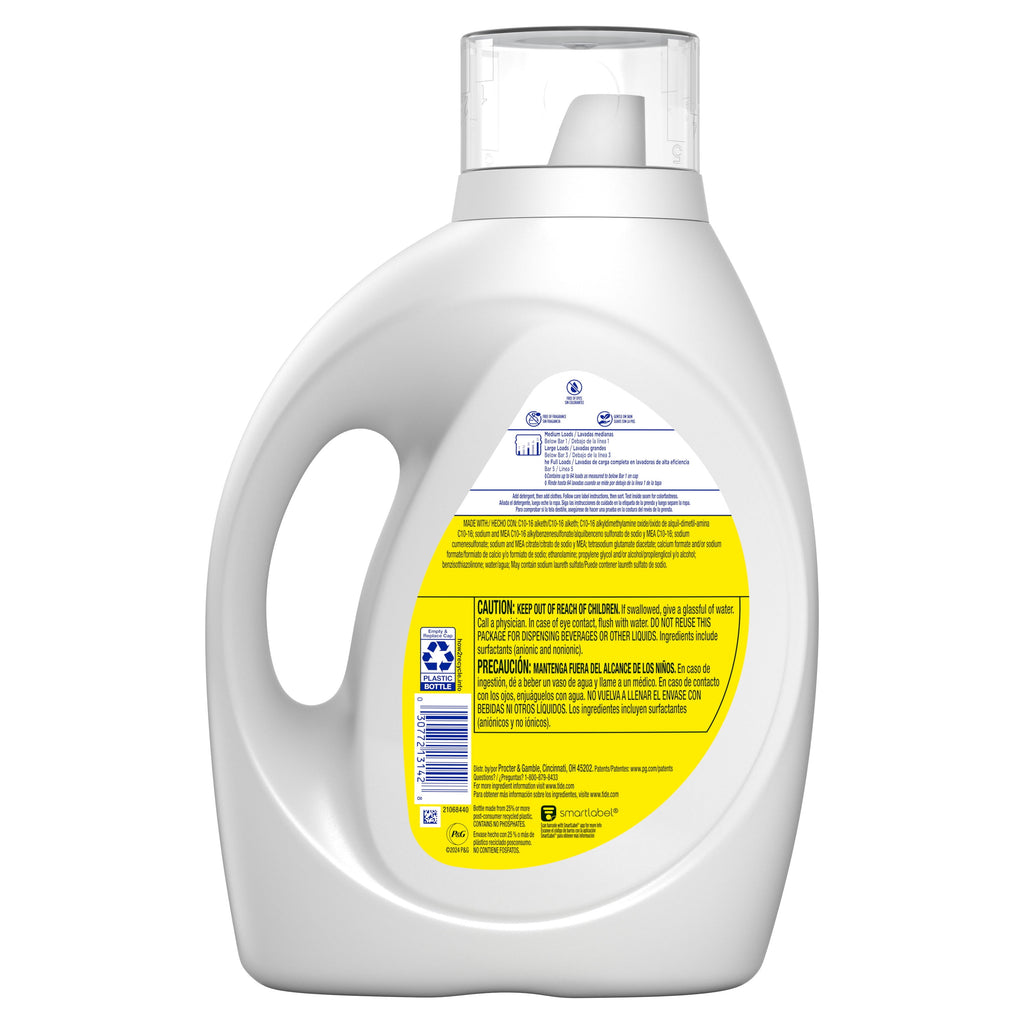 Tide Simply Liquid Laundry Detergent - Free & Sensitive, 84 fl oz, 64 Loads