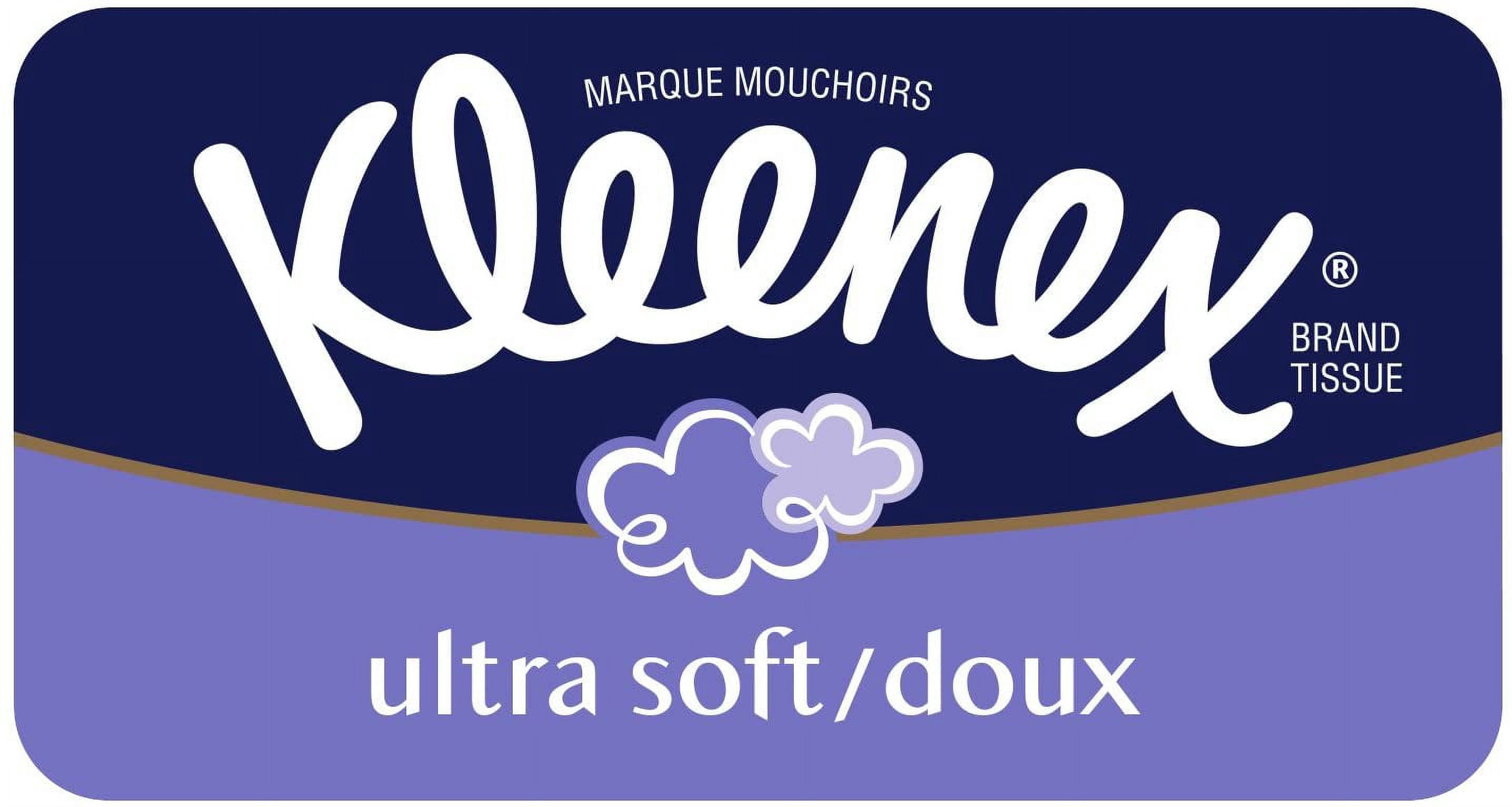 Kleenex Ultra Soft Tissues - White, 120 Count, Pack of 8