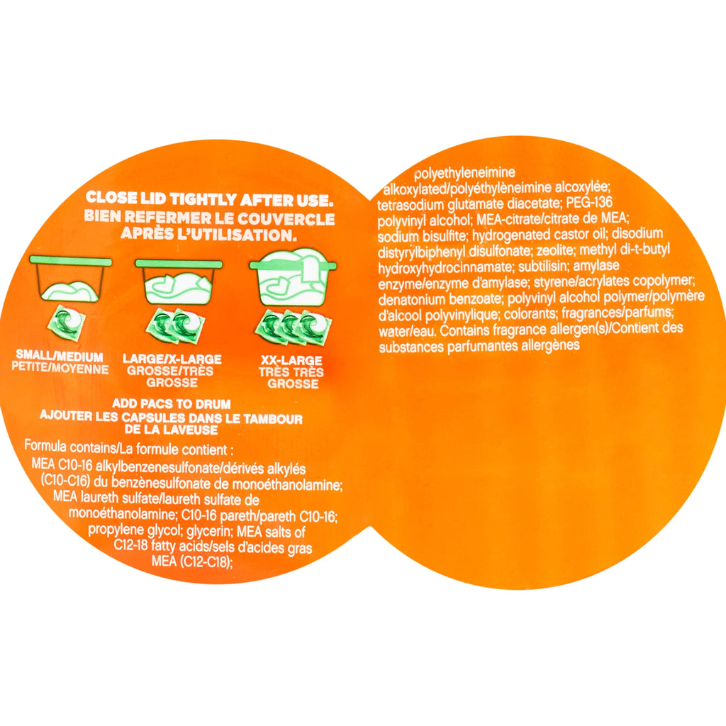 Gain Flings Laundry Detergent Pacs with Odor Defense - Super Fresh Blast Scent, 112 Count
