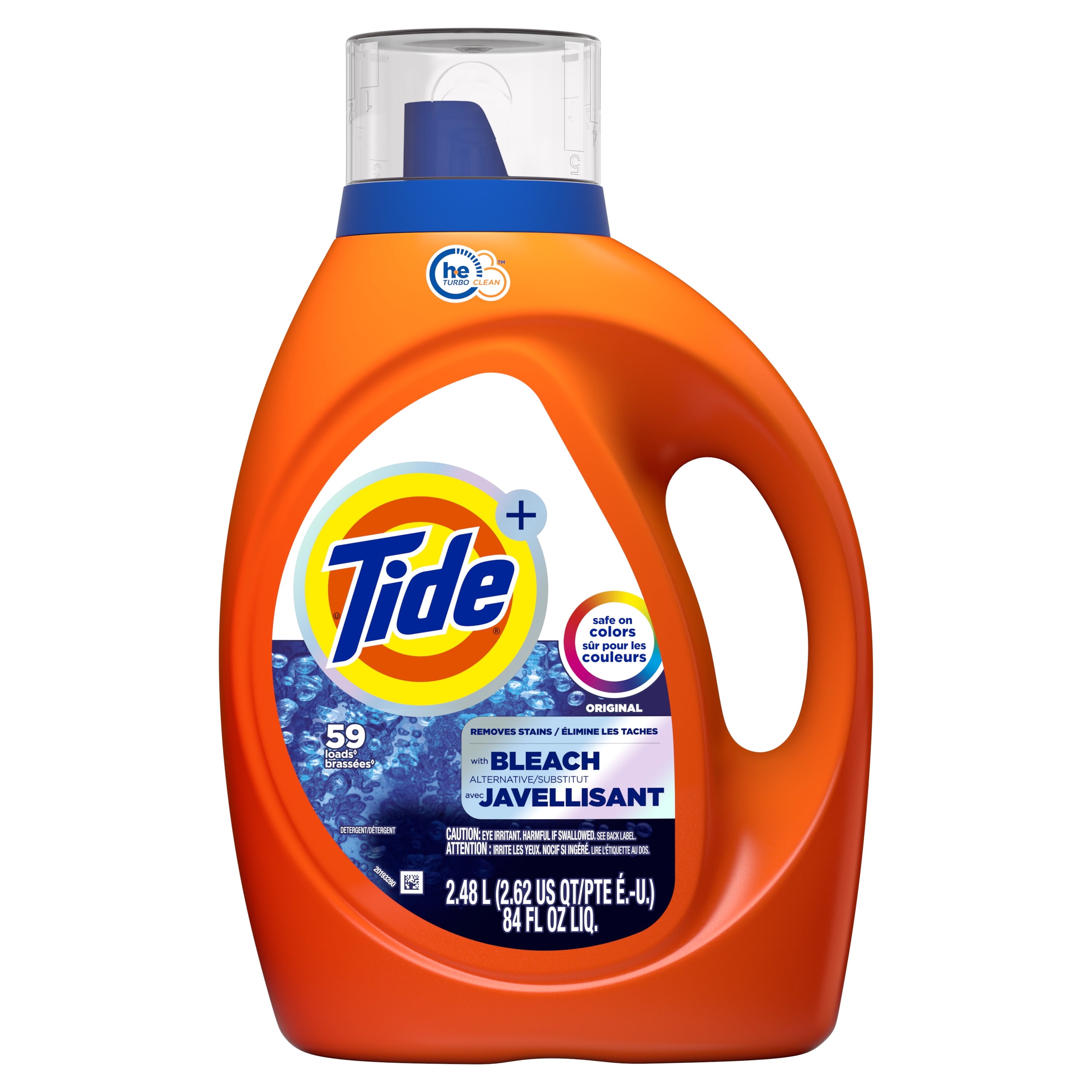 Tide Bleach Alternative Liquid Laundry Detergent - Original Scent, 84 fl oz, 59 Loads
