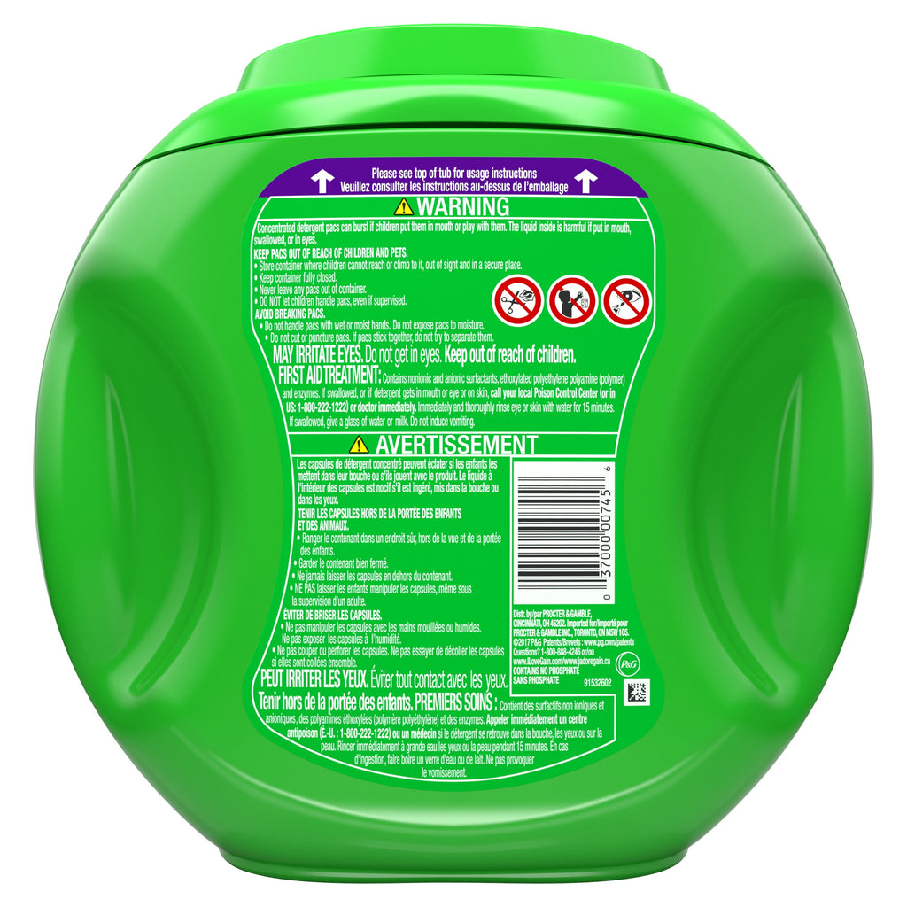 Gain flings! plus Aroma Boost Laundry Detergent Pacs - Moonlight Breeze, 57 Count