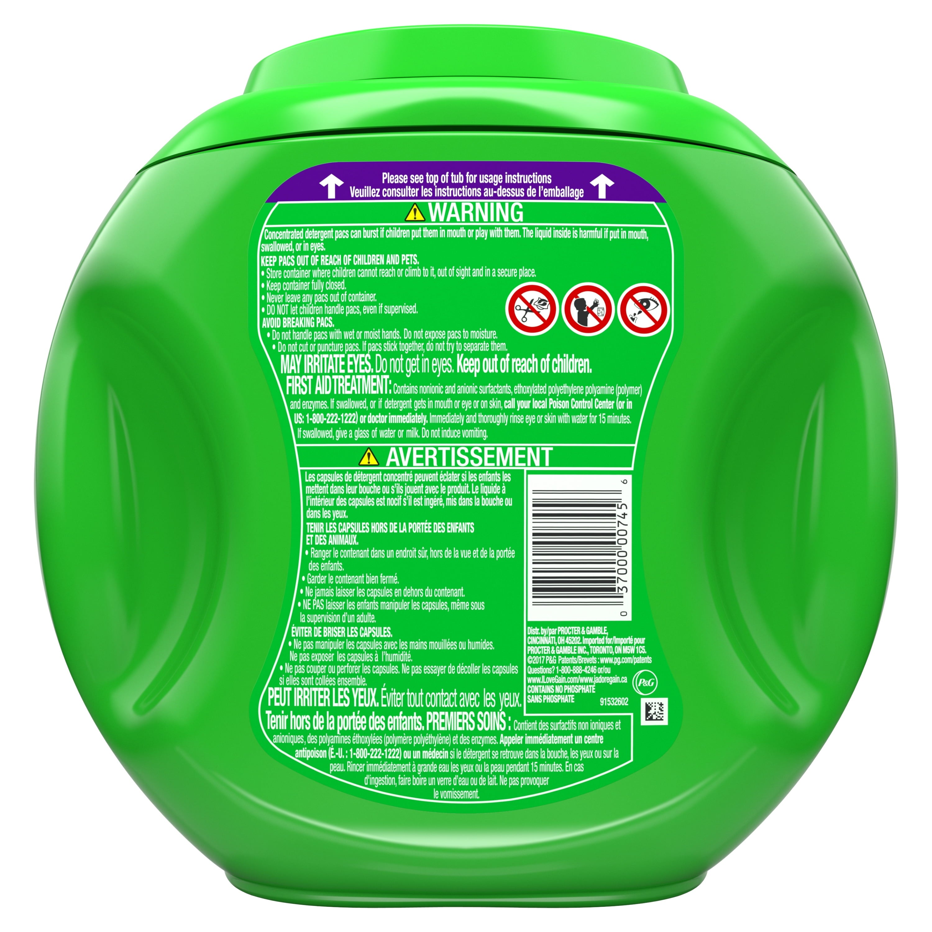 Gain flings! plus Aroma Boost Laundry Detergent Pacs - Moonlight Breeze, 57 Count