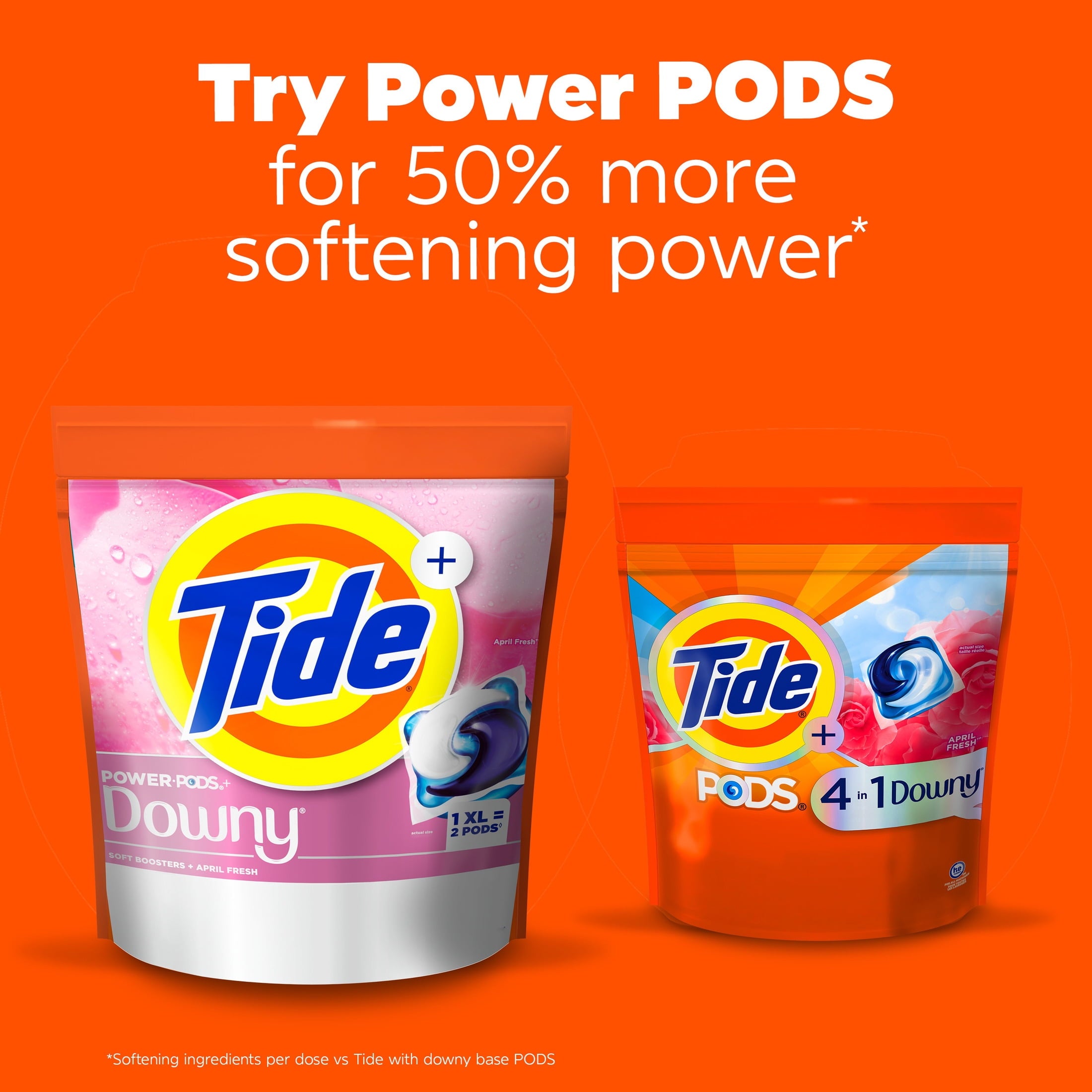 Tide PODS Laundry Detergent Pacs with a Touch of Downy Freshness - 3X Cleaning Power, 11 Count