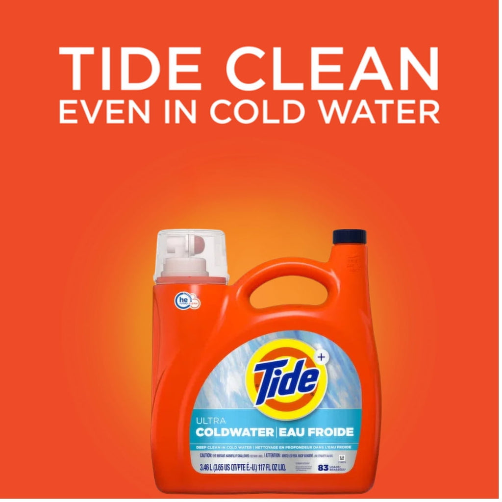 Tide Ultra Coldwater Clean Liquid Laundry Detergent - 124 Loads
