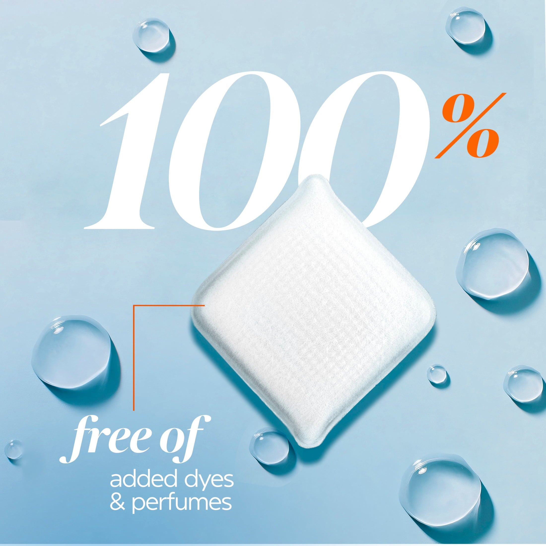 Tide evo Laundry Detergent Tiles - Free & Gentle, Hypoallergenic, Unscented, 40 Count