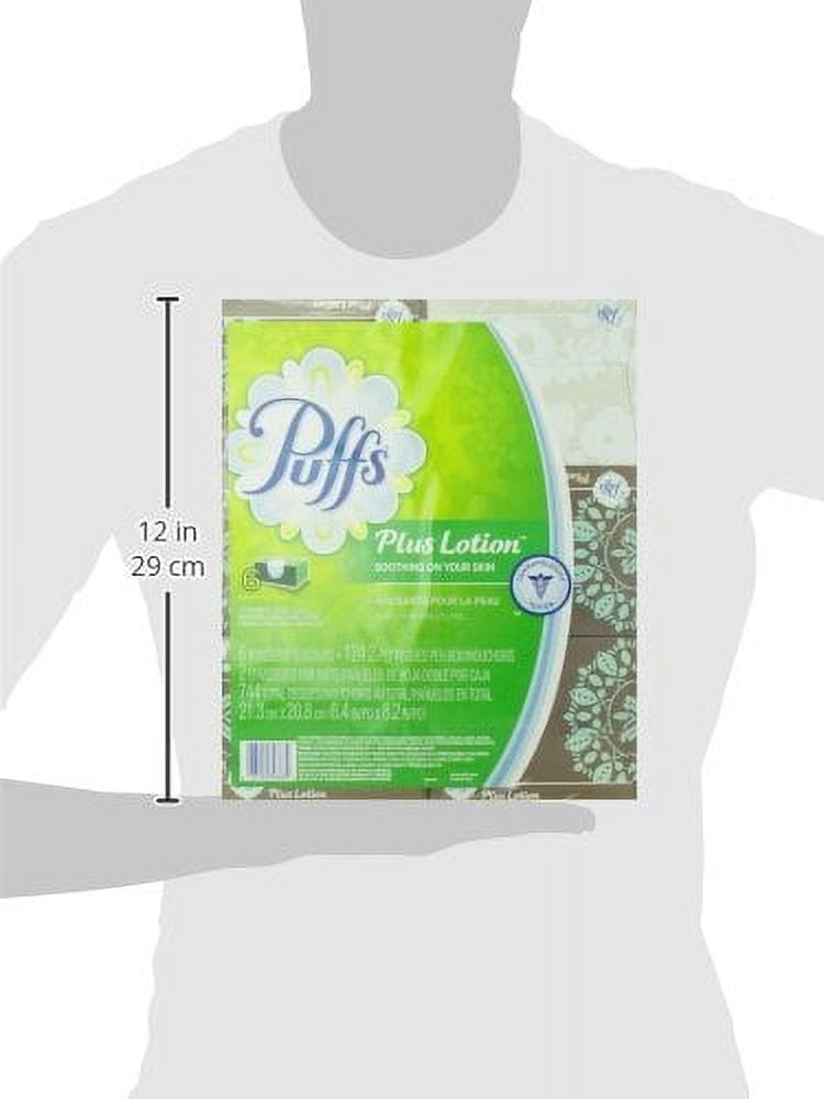 Puffs Plus Lotion Facial Tissues (Pack of 6)