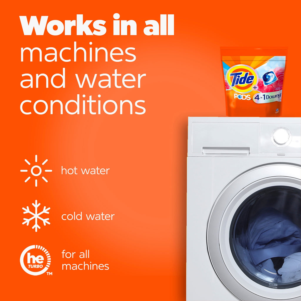 Tide PODS Laundry Detergent Pacs with a Touch of Downy Freshness - 3X Cleaning Power, 11 Count
