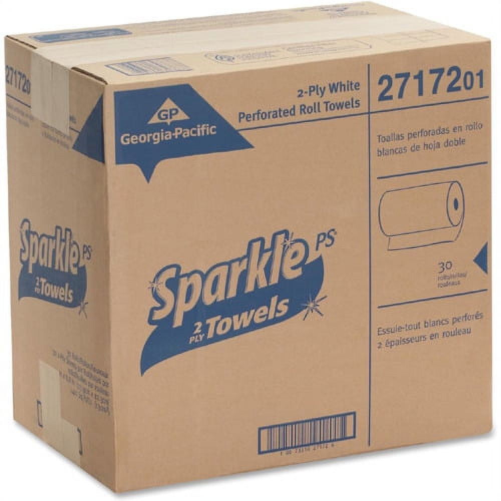 Sparkle Ps Sparkle Premium Roll Towels 2 Ply 70 Sheets/Roll White Absorbent - Perforated 30/Carton