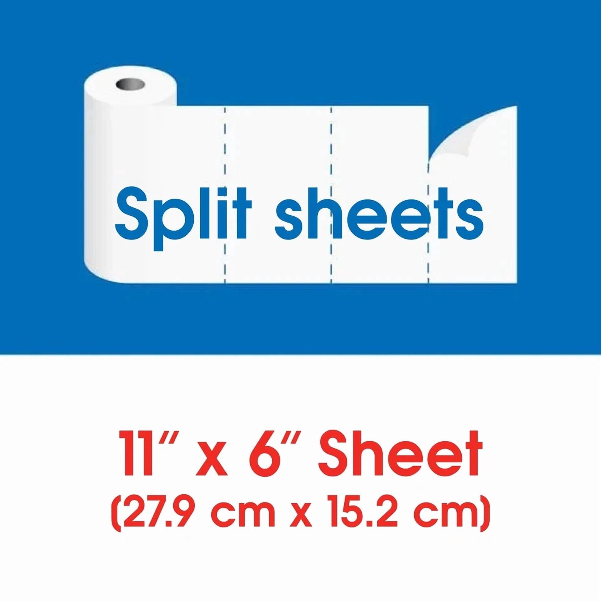 ELVY- Everyday Strong Paper Towels - Split Sheets, 3 Triple Rolls, Compare To Sparkle