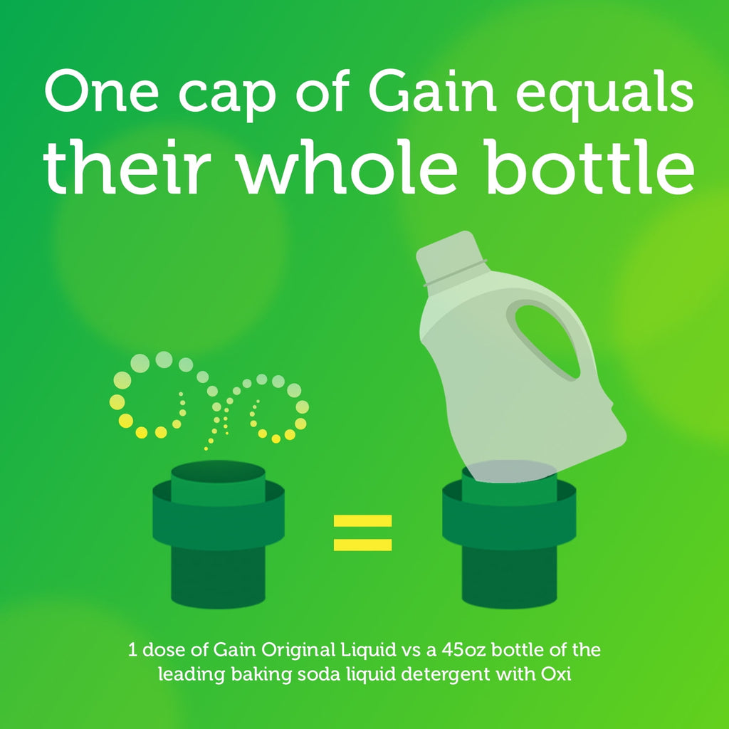 Gain + Aroma Boost Liquid Laundry Detergent - Original Scent, 6 Loads, 10 fl Oz, HE Compatible