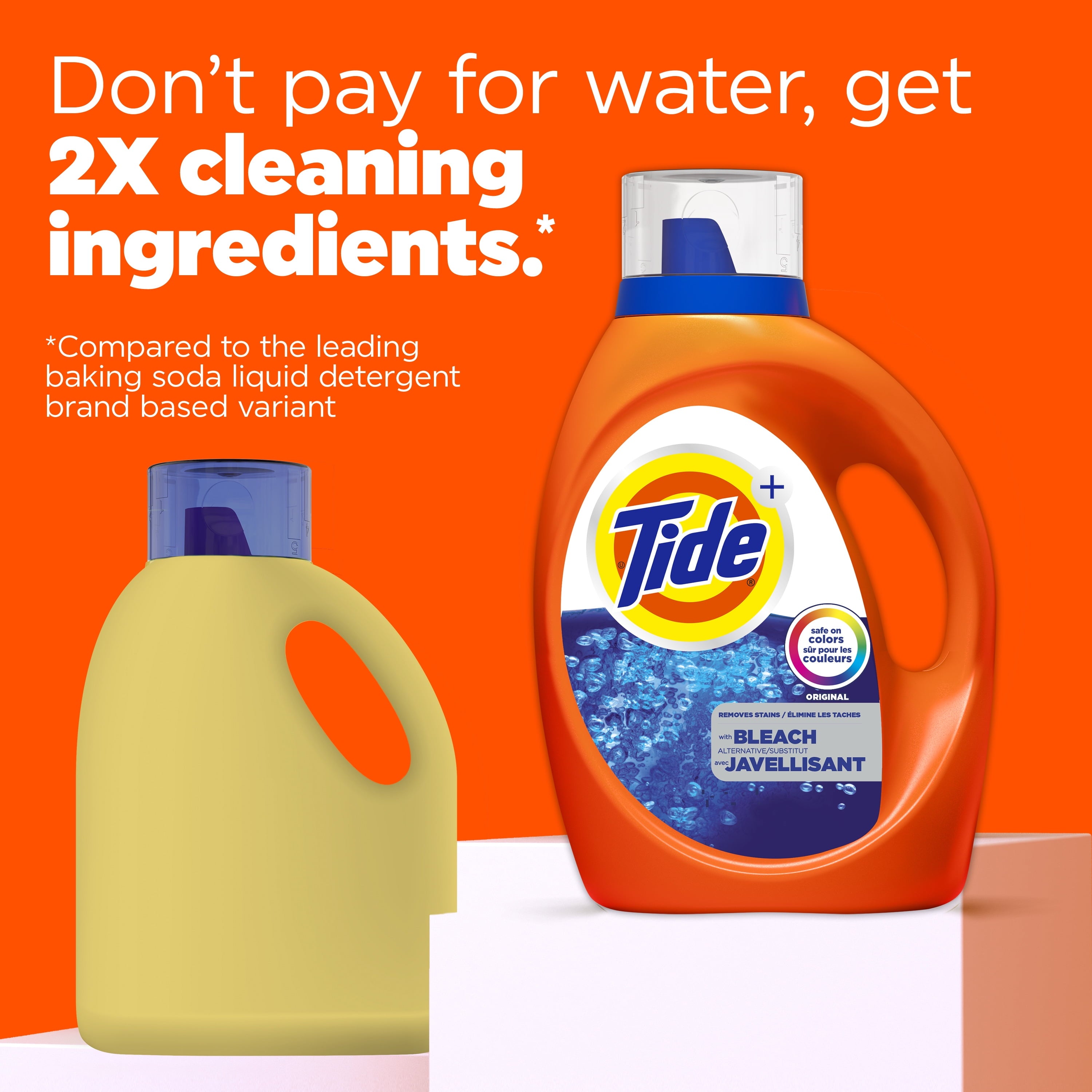 Tide Bleach Alternative Liquid Laundry Detergent - Original Scent, 84 fl oz, 59 Loads