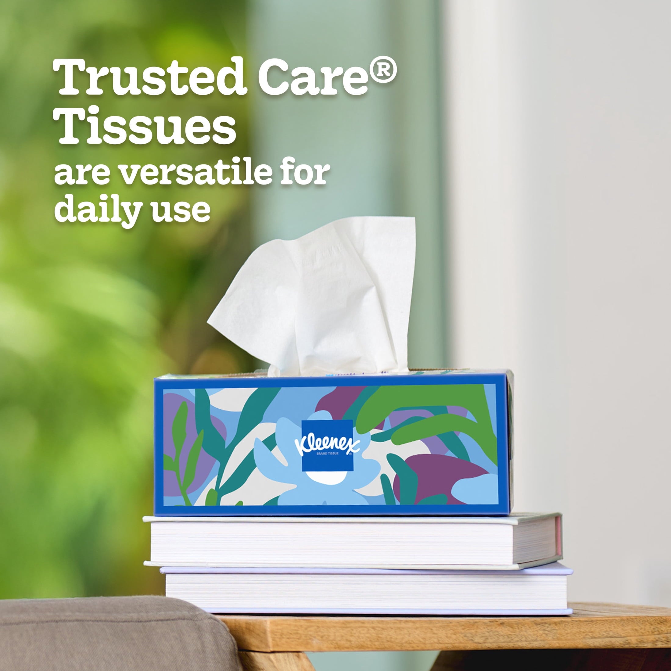 Kleenex Trusted Care 2-Ply Flat Box Facial Tissues - 6 Pack (960 Total Tissues)