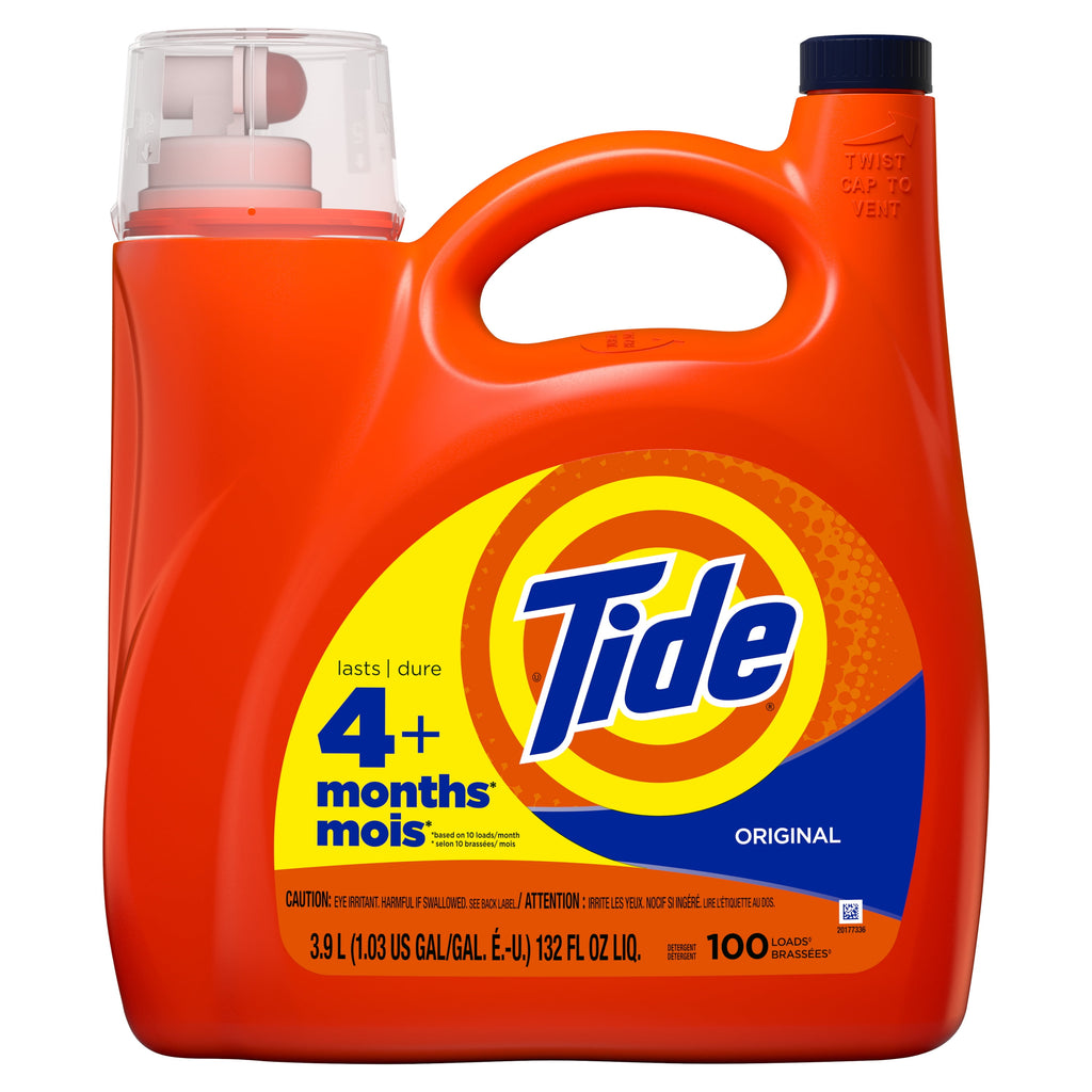 Tide Liquid Laundry Detergent - Original Scent, 132 fl oz, 100 Loads