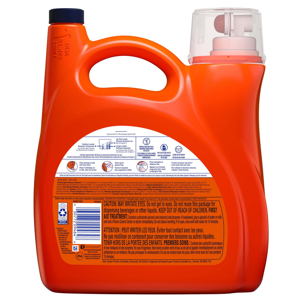 Tide Liquid Laundry Detergent - Original, 100 Loads, 146 fl oz
