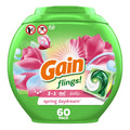 Gain Flings Liquid Laundry Detergent Pacs - Spring Daydream Scent, 60 Count