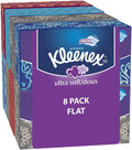 Kleenex Ultra Soft Tissues - White, 120 Count, Pack of 8