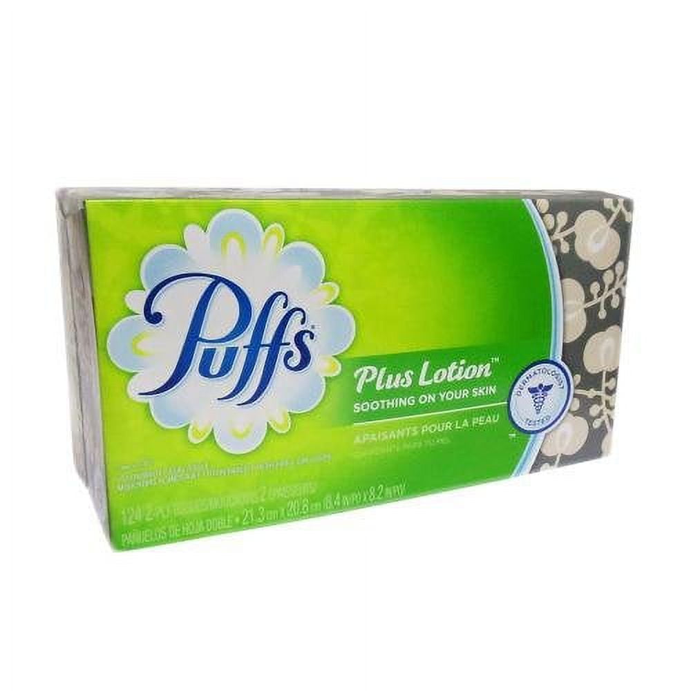 Puffs Plus Lotion Facial Tissues (Pack of 2)