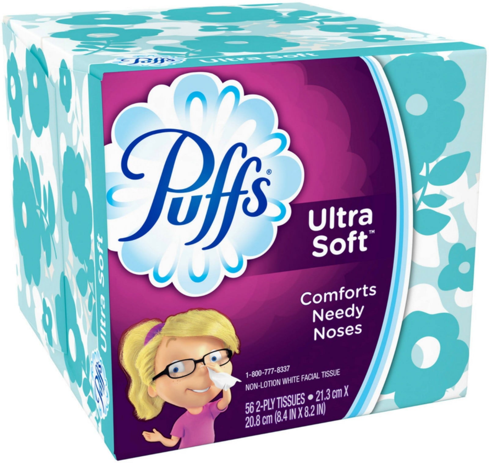 Puffs Ultra Soft Facial Tissues Color May Vary 56 ea (Pack of 3)