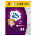 Puffs Ultra Soft Mega Cube Facial Tissues 4 pk / 72 Count - Pack of 2